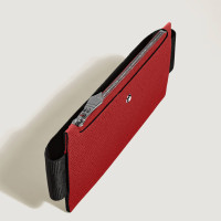 Etui für 2 Schreibgeräte mit elastischem Band aus Sartorial Leder