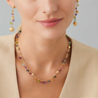 Africa Gemstone Halskette