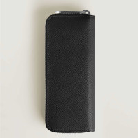 Etui für 2 Schreibgerät mit Reißverschluss aus Sartorial Leder