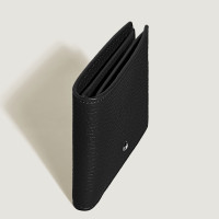 Brieftasche 4 cc mit Münzfach aus Grain Leder