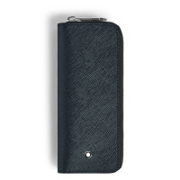 Etui für 2 Schreibgerät mit Reißverschluss aus Sartorial Leder