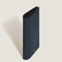 Längliche Brieftasche 14 cc mit Reißverschluss aus Satorial Leder