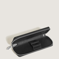 Etui für 2 Schreibgerät mit Reißverschluss aus Sartorial Leder