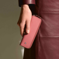 Etui für 1 Schreibgerät mit Reißverschluss aus Sartorial Leder