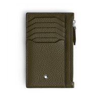 Kartenetui 8 cc mit Reißverschluss aus Grain Leder