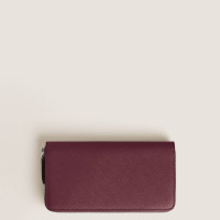 Sartorial Brieftasche 12 cc mit umlaufendem Reißverschluss