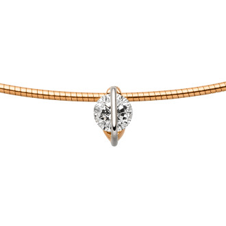LIBERTÉ Collier mit Omegareif "Elastic"