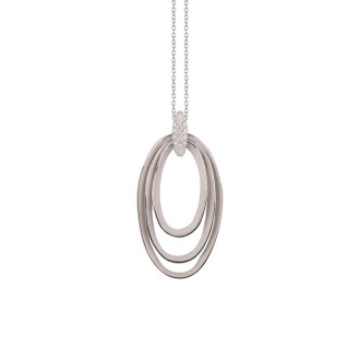 Dune Chic Pavé Anhänger mit Halskette