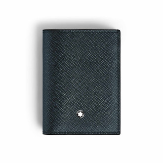 Mini Brieftasche 4 cc aus Sartorial Leder