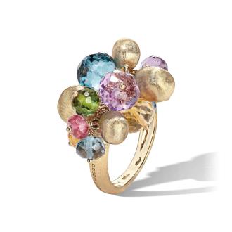 Africa Gemstone Cocktailring Multicolor