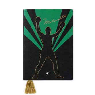 Notebook #146 klein, Great Characters Muhammad Ali, Grün - Liniert