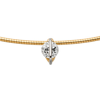 LIBERTÉ Collier mit Omegareif "Elastic"