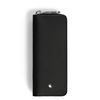 Etui für 2 Schreibgerät mit Reißverschluss aus Sartorial Leder