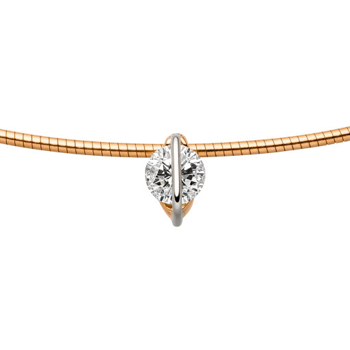 LIBERTÉ Collier mit Omegareif "Elastic"