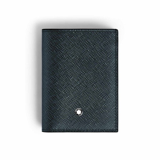 Mini Brieftasche 4 cc aus Sartorial Leder