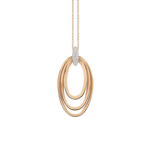 Dune Chic Pavé Anhänger mit Halskette