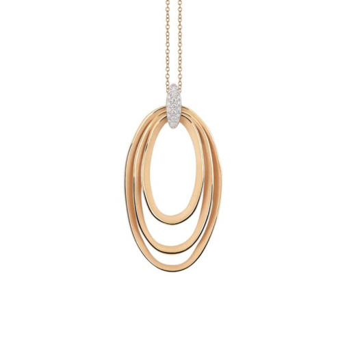 Dune Chic Pavé Anhänger mit Halskette