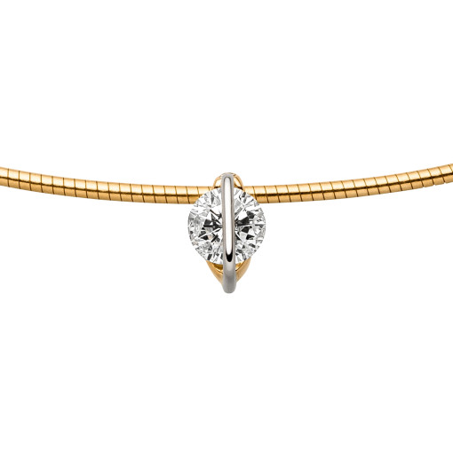 LIBERTÉ Collier mit Omegareif "Elastic"