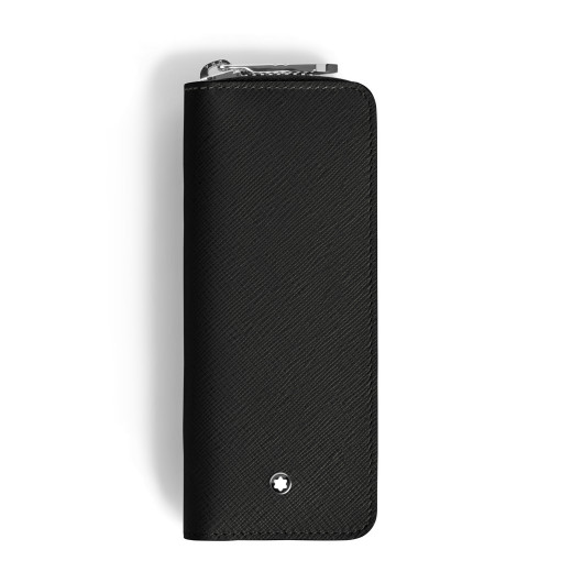 Etui für 2 Schreibgerät mit Reißverschluss aus Sartorial Leder
