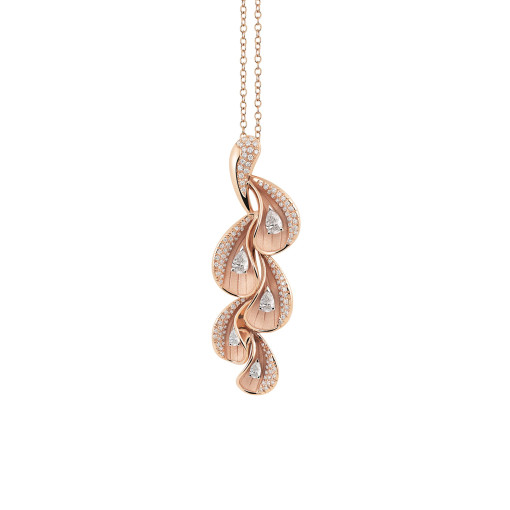Moon Drops Anhänger mit Halskette
