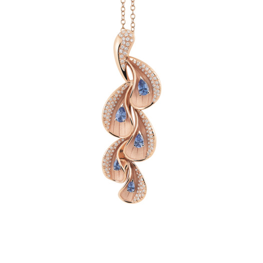 Cammilli - Moon Drops Anhänger mit Halskette