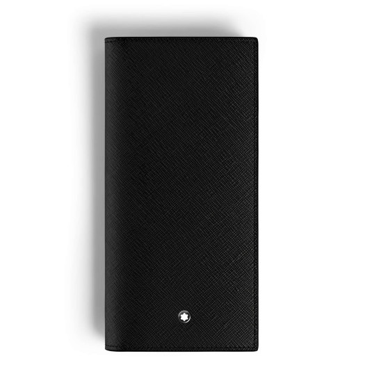 Montblanc - Längliche Brieftasche 14 cc mit Reißverschluss aus Sartorial Leder