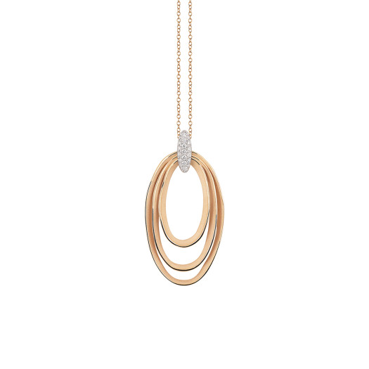 Cammilli - Dune Chic Pavé Anhänger mit Halskette