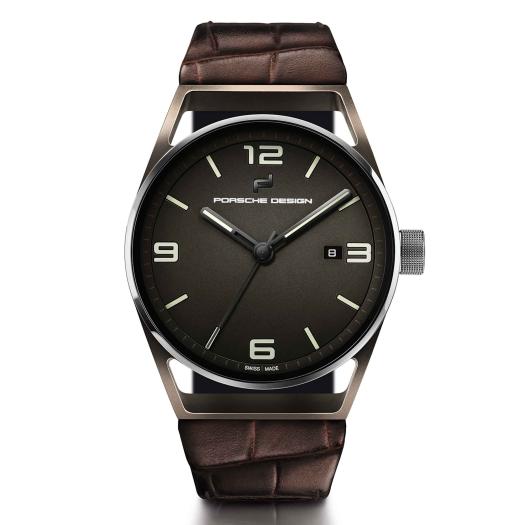 Porsche Design - 1919 DATETIMER ETERNITY BROWN ALLIGATOR LEATHERr