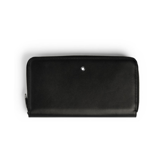 Montblanc - Continental-Brieftasche 12 cc mit Reißverschluss aus Soft Leder