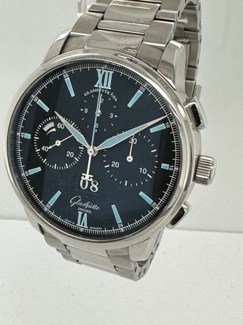 Glash&uuml;tte Original Senator Cronograph Panoramadatum 